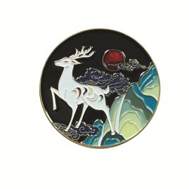 Sika deer pins